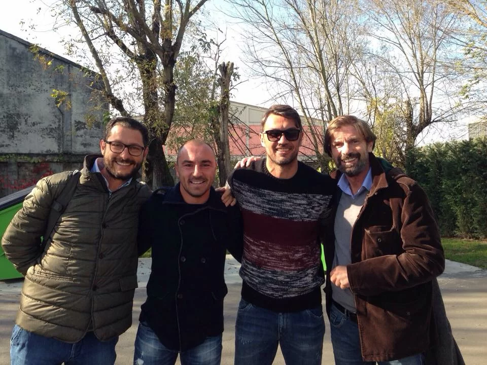 FOTO/ Filippo Galli al Vismara con Brocchi e… Maldini