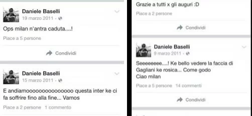 Baselli al Milan? Non solo interista, ma su Facebook insultava…