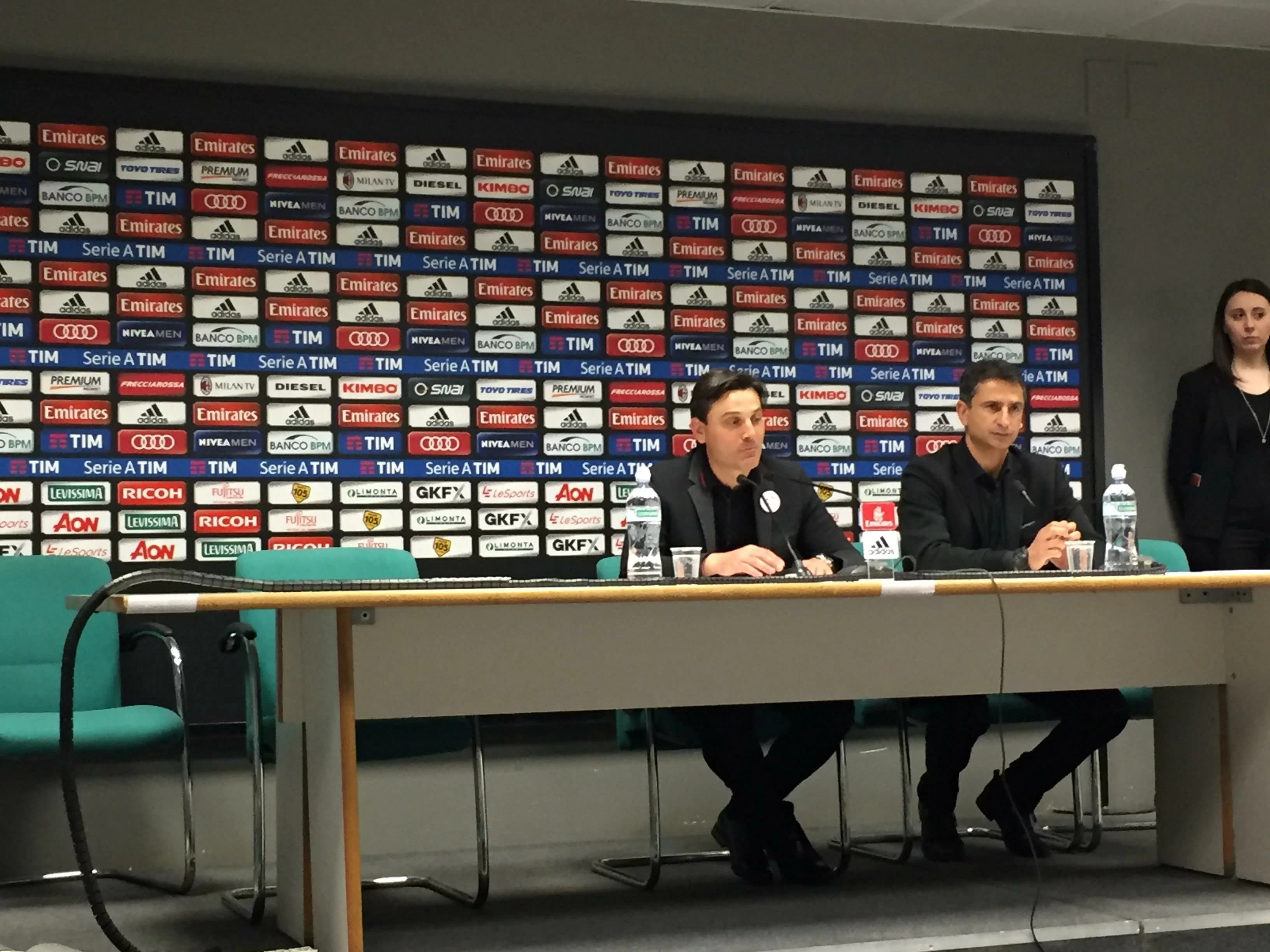 SALA STAMPA/ Montella: “Abbiamo creato tantissimo ma c’è mancato furore per tutti i novanta minuti”