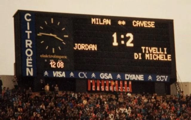 Accadde oggi: Serie B 1982/83, Milan-Cavese 1-2