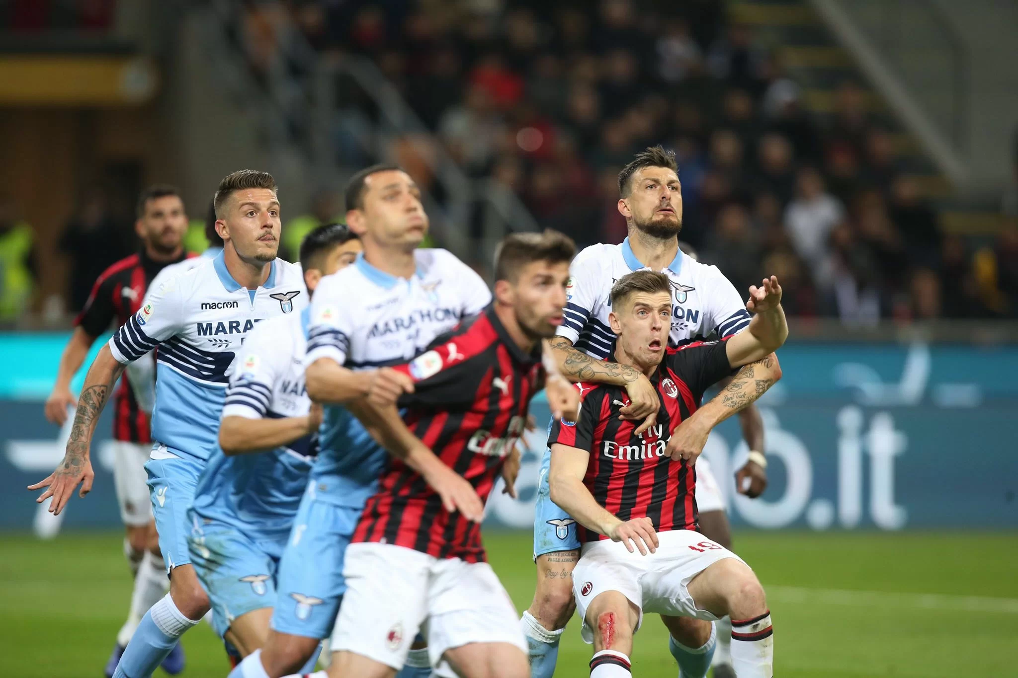 Verso Lazio-Milan: i biancocelesti ritrovano i titolari. Radu unico assente