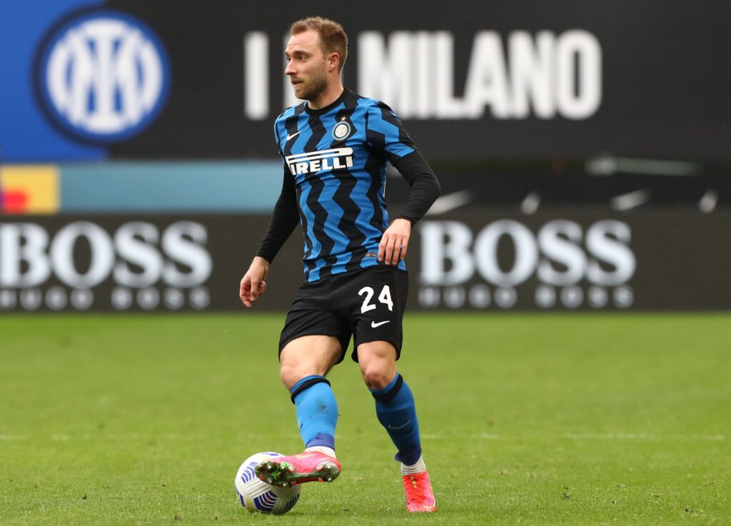 Eriksen, Inter, Addio