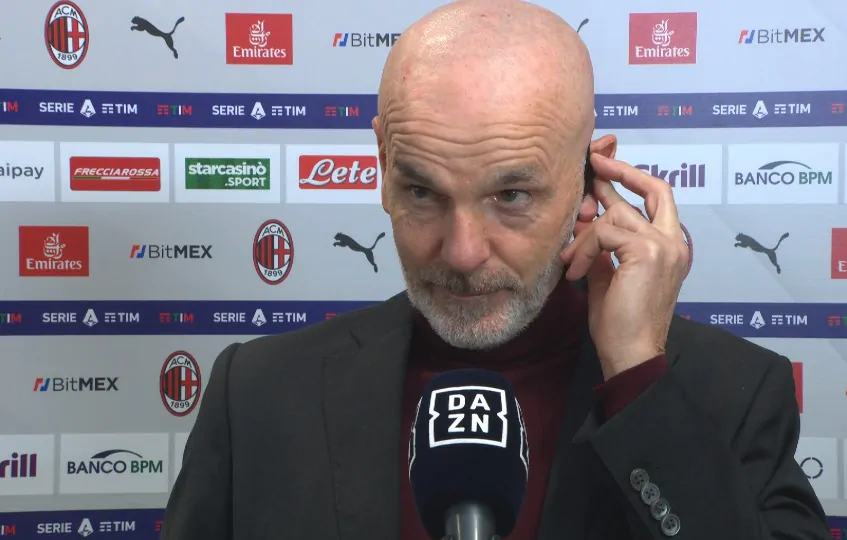 Pioli: “Abbiamo subito un grave torto. L’arbitro ci ha detto una cosa”