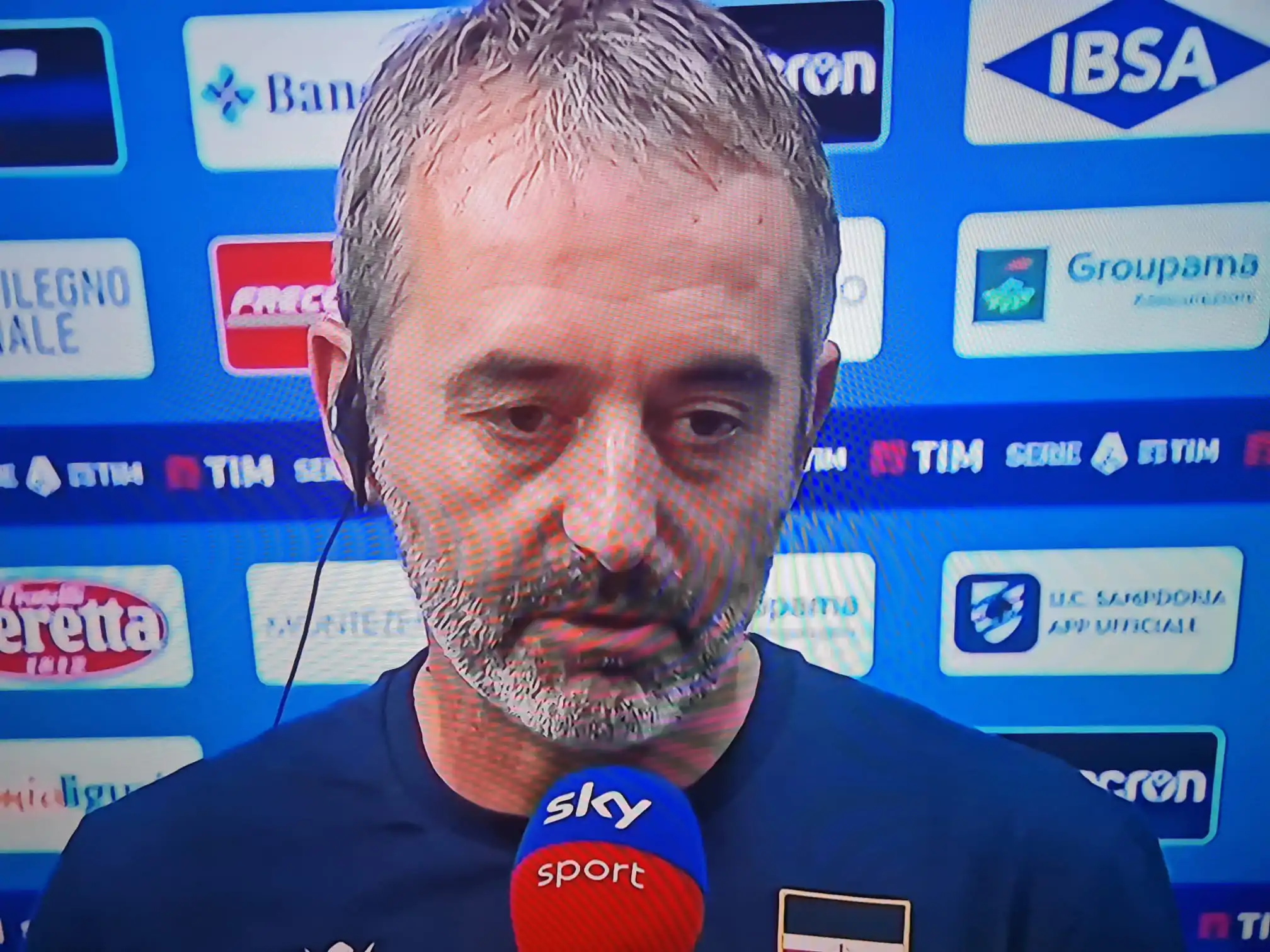 Giampaolo infuriato: “Arbitraggio a senso unico, dopo l’espulsione forse voleva sistemare”