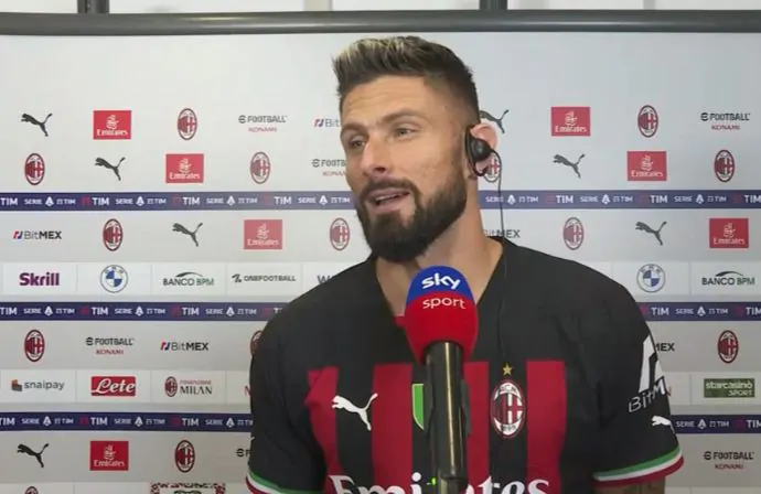 Giroud: “Stasera fondamentale portare a casa i 3 punti”, poi il commento sull’espulsione