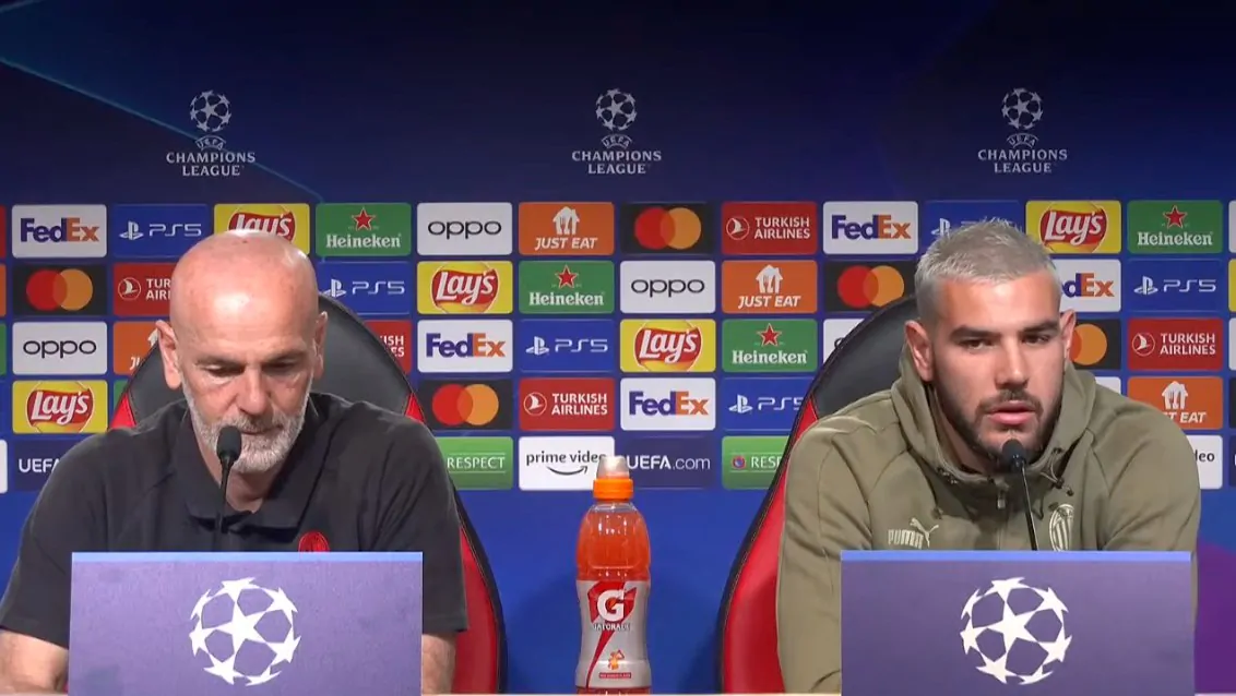 Milan-Napoli, Pioli e Theo presentano il match in conferenza stampa