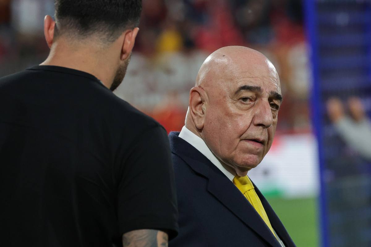 Galliani, polemica con il presidente del Lecco