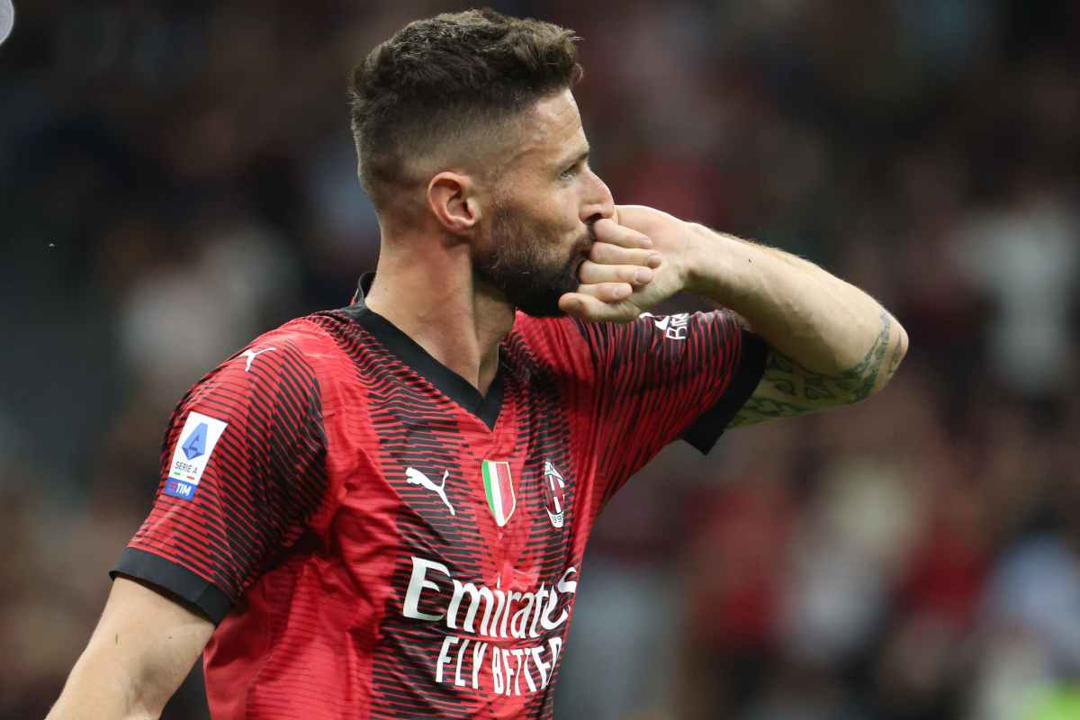 Giroud unico attaccante del Milan