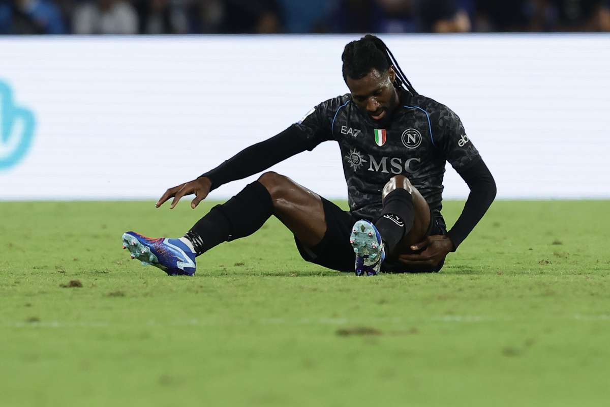 Stop Anguissa nel Napoli, a rischio per il Milan