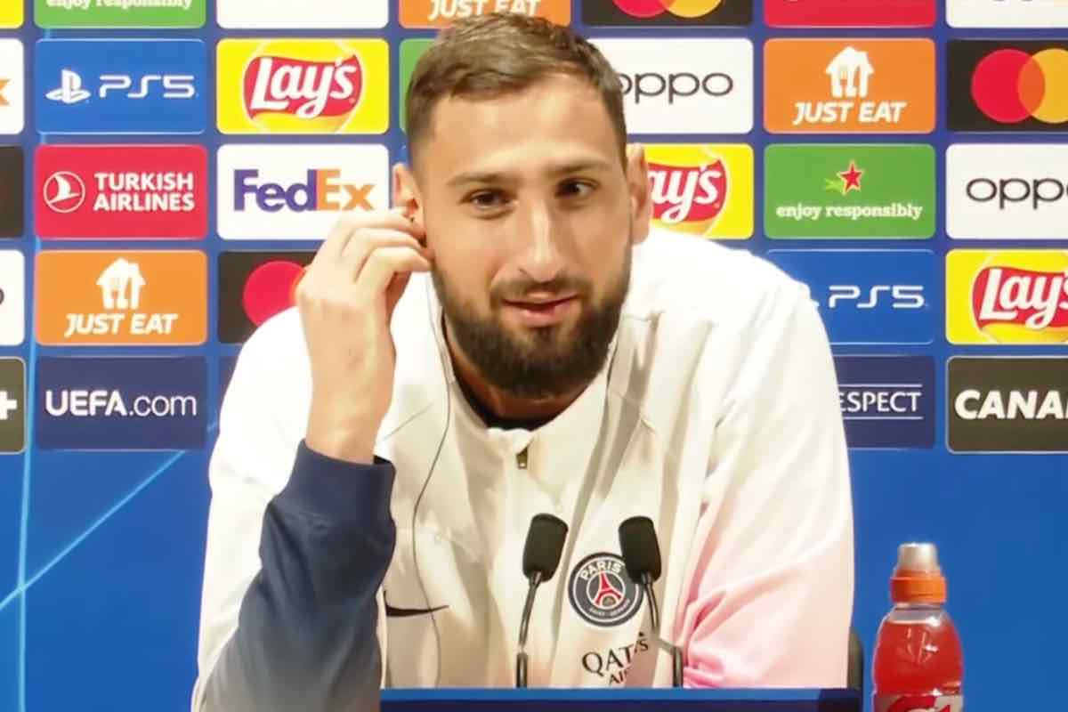 Conferenza di Donnarumma pre Psg-Milan