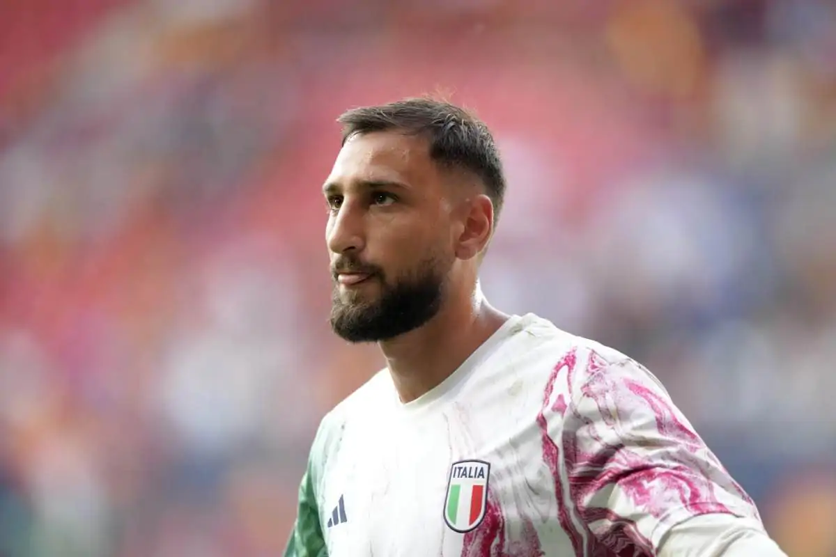 Donnarumma prima di PSG-Milan