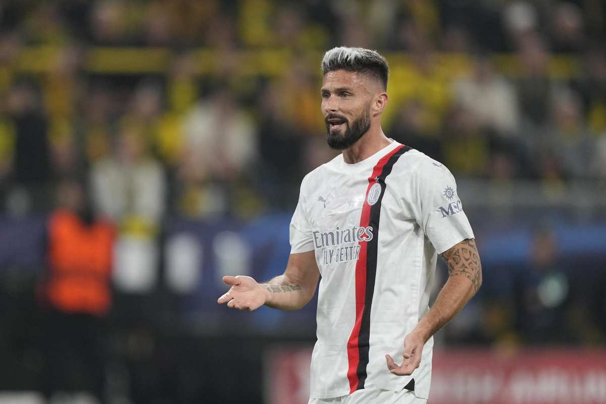 Milan, Giroud verso l'Arabia