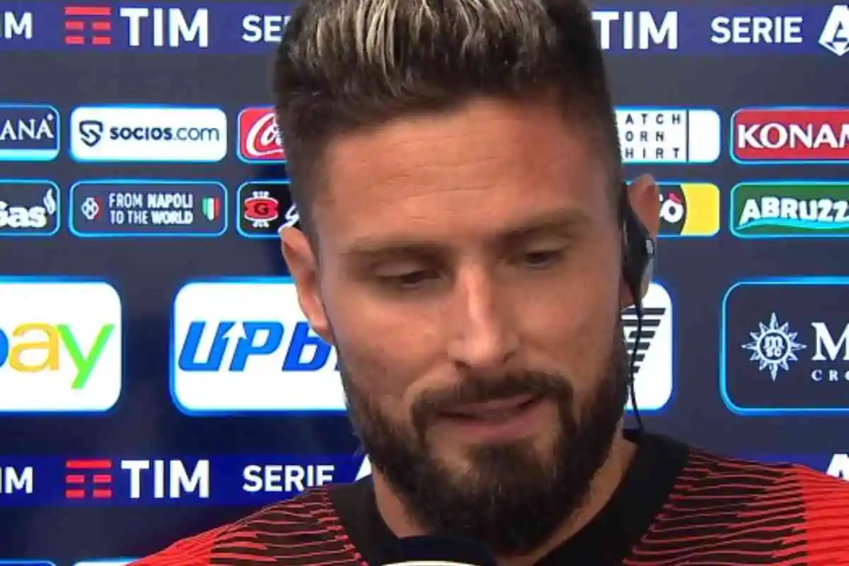 Giroud a Dazn dopo Napoli Milan