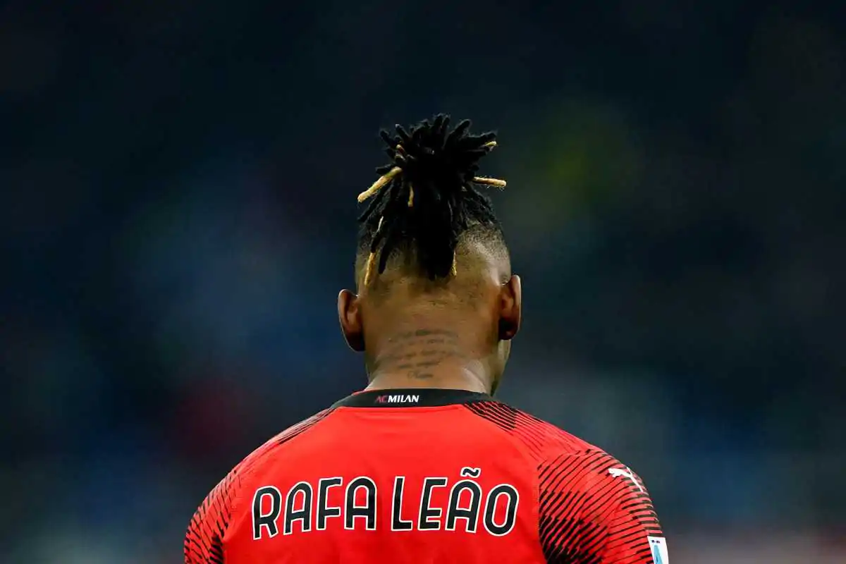 Leao-Calabria, la foto nel post partita