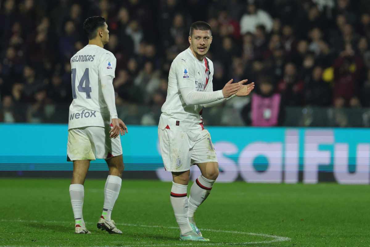 Milan: Jovic infortunato