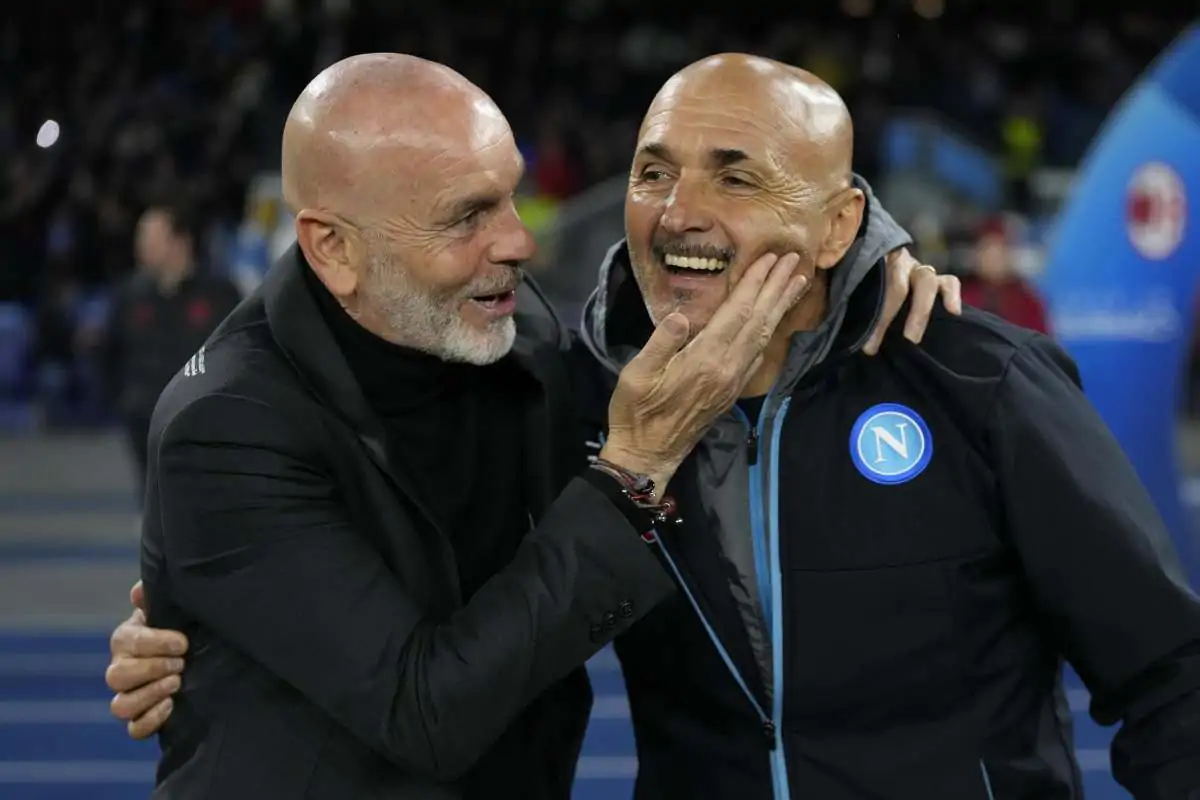 Spalletti in visita a Milanello