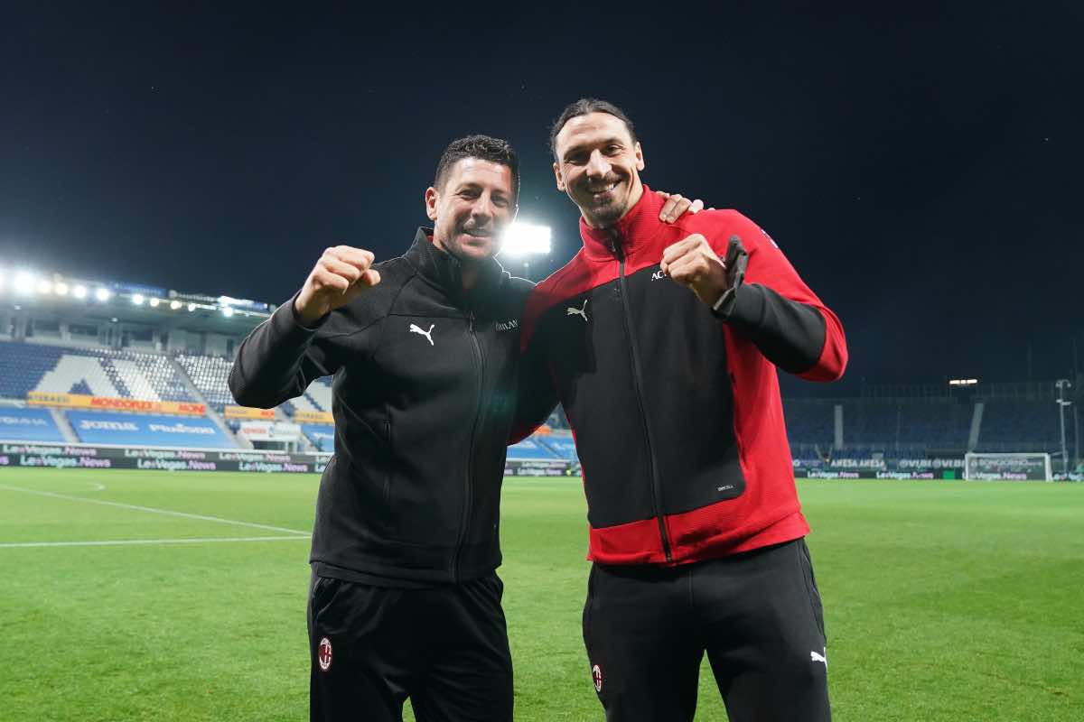 Ibrahimovic presenta Bonera come tecnico di Milan Futuro 