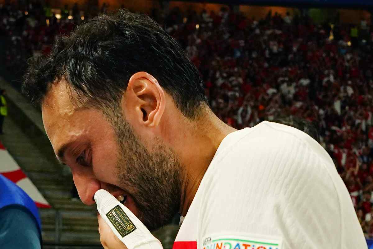 Calhanoglu distrutto a fine match