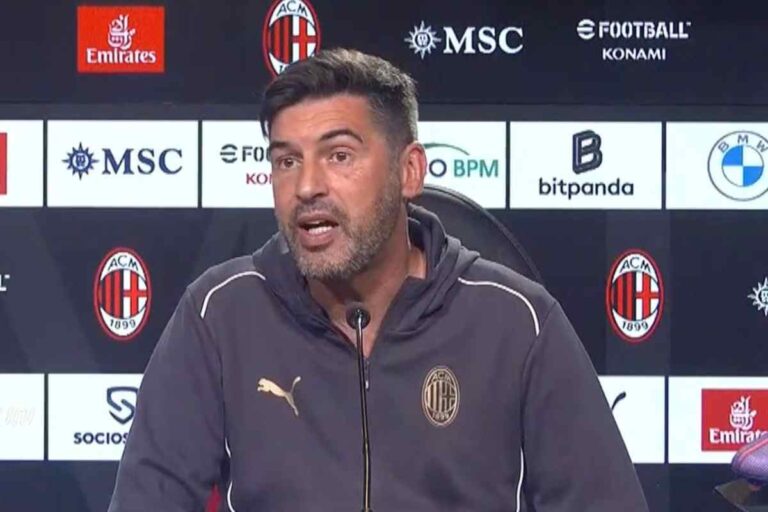 Milan-Lecce, la conferenza stampa di Fonseca