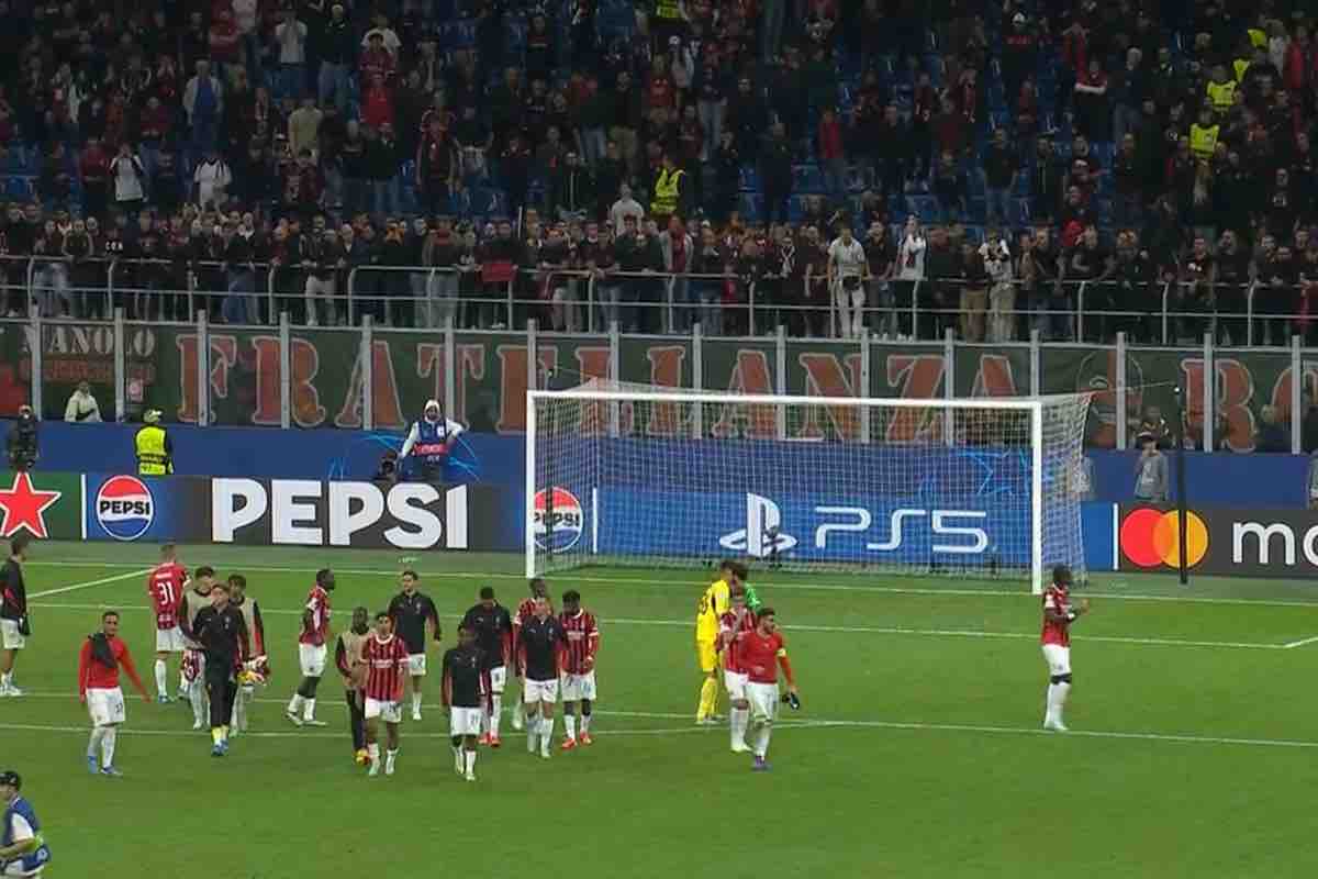 La Sud contro il Milan