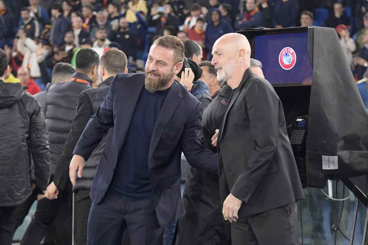 Possibile passaggio di testimone in corsa tra De Rossi e Pioli