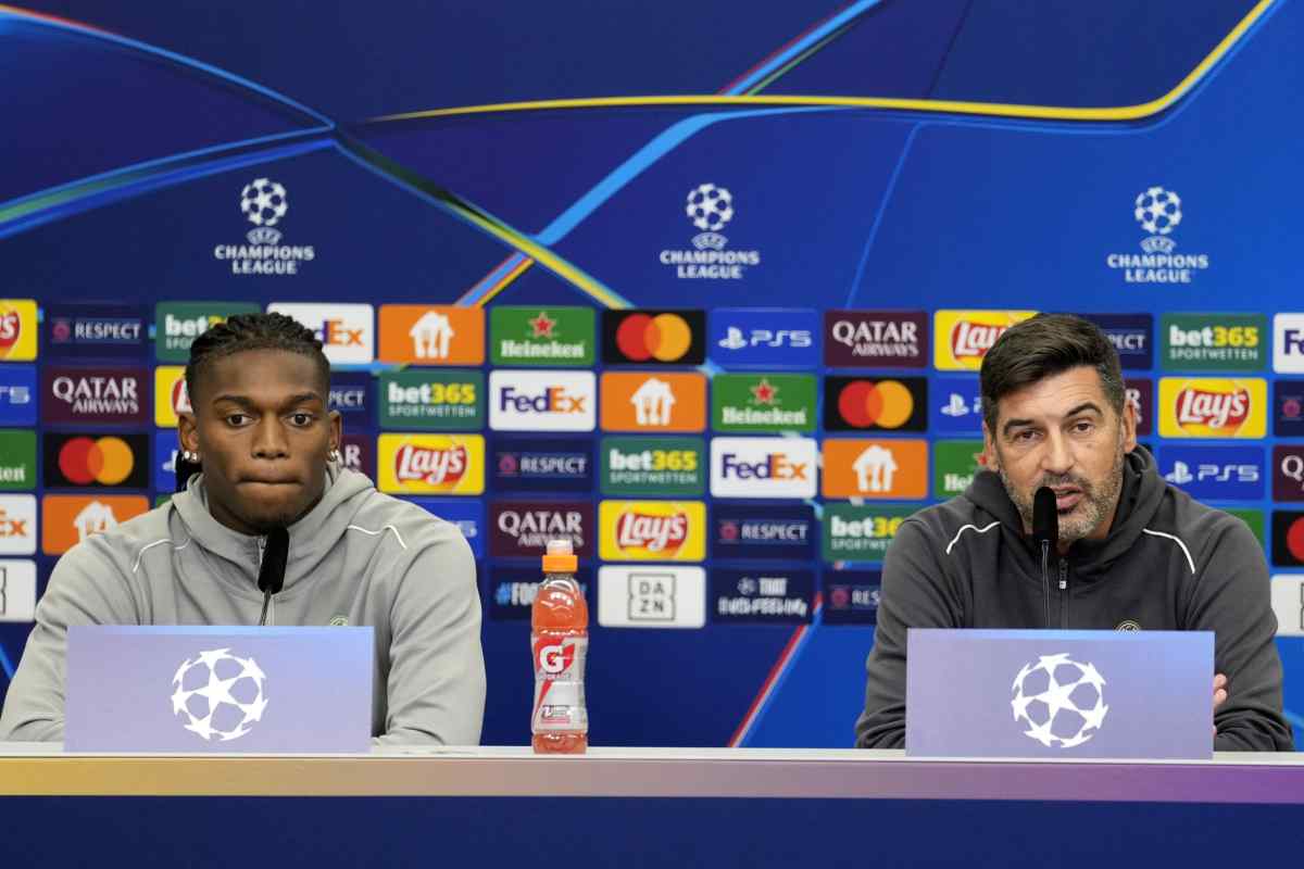 Milan, Leao in conferenza stampa