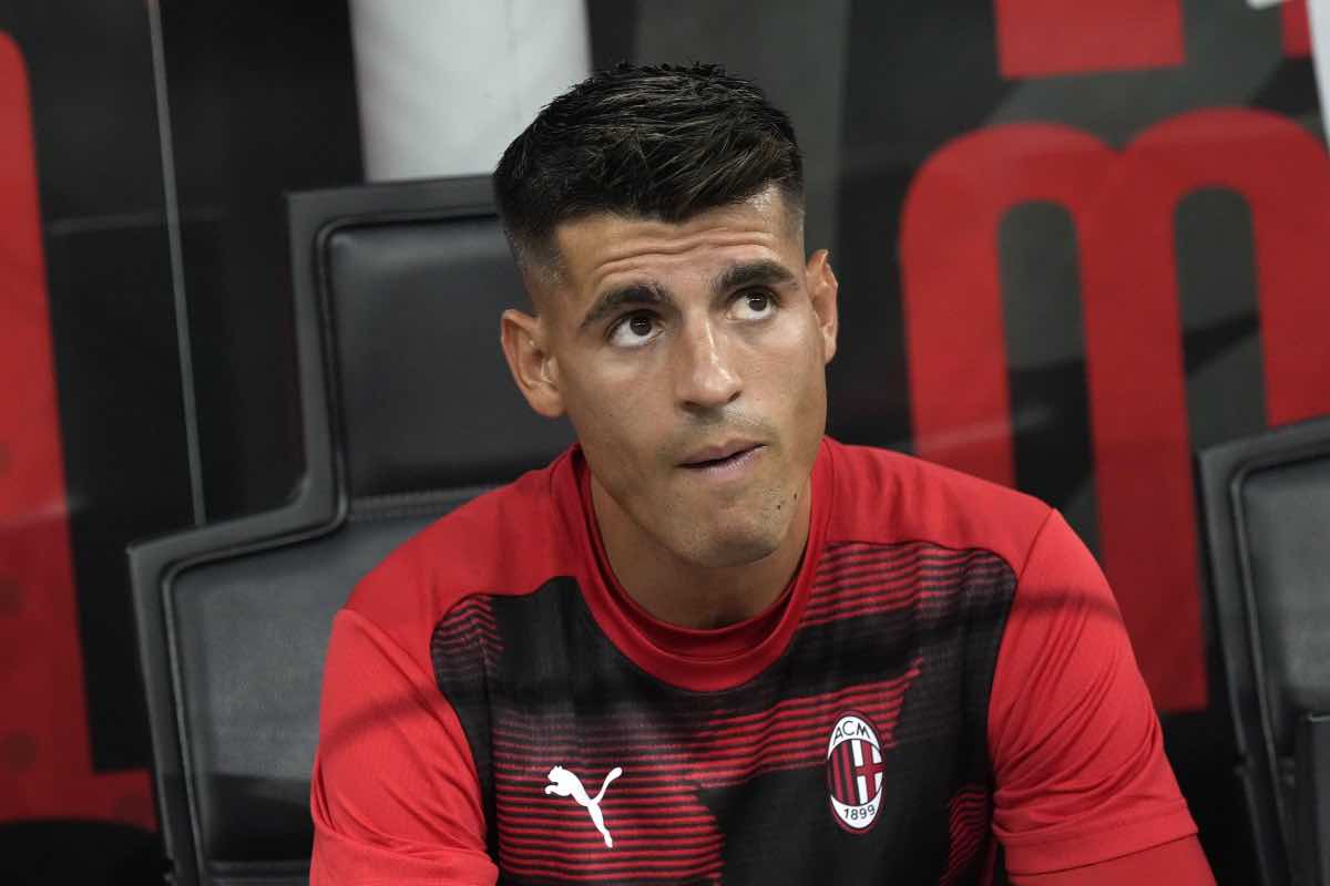 Conferenza stampa Morata pre Milan-Liverpool