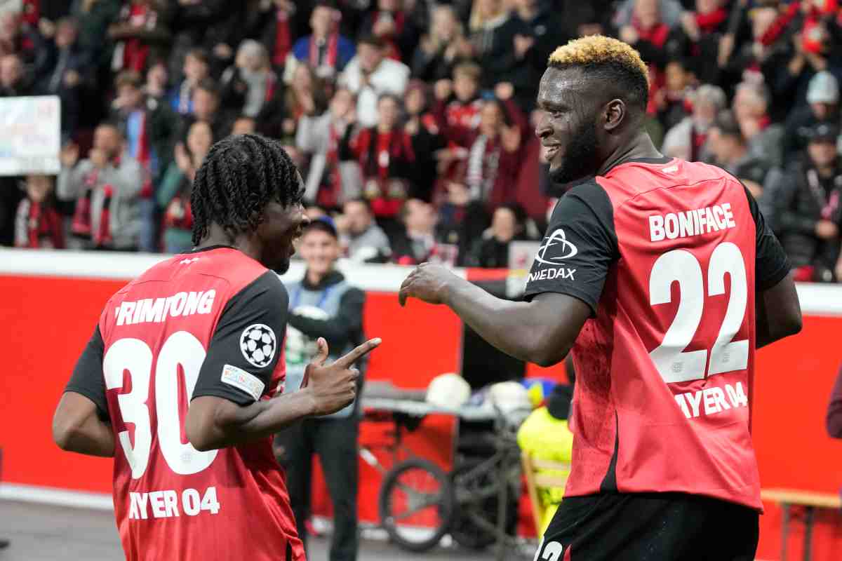 Bayer Leverkusen-Milan 1-0: decide la rete di Boniface 