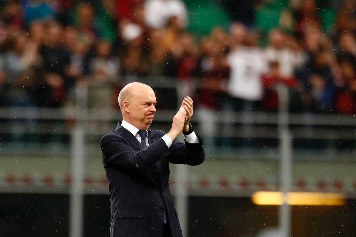 Fassone da dirigente del Milan