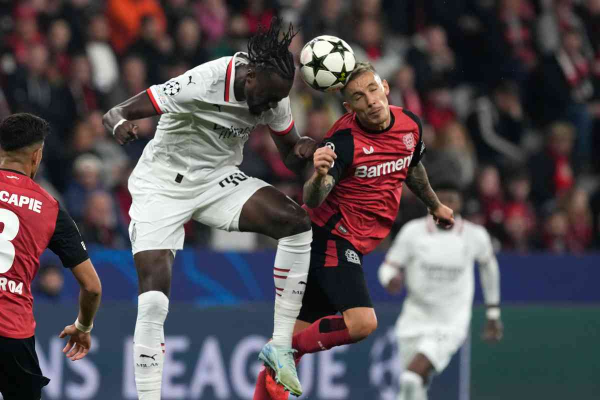 Leverkusen-Milan, primo tempo da rivedere per Fonseca 