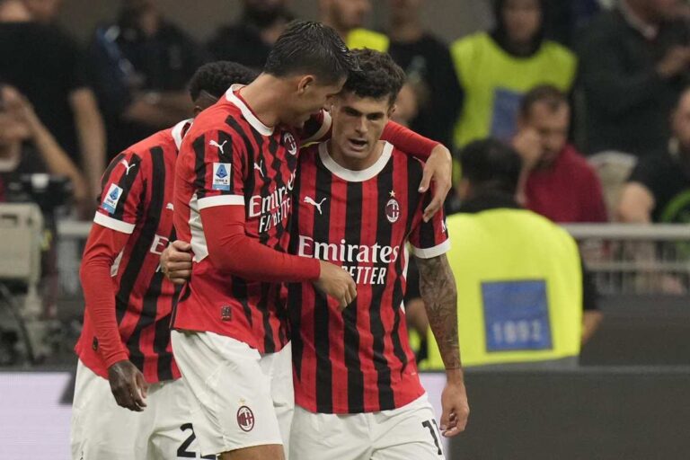 Alvaro Morata e Christian Pulisic Milan