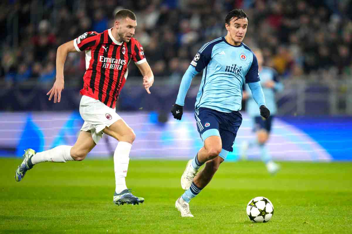 Slovan Bratislava Milan, finisce il primo tempo 