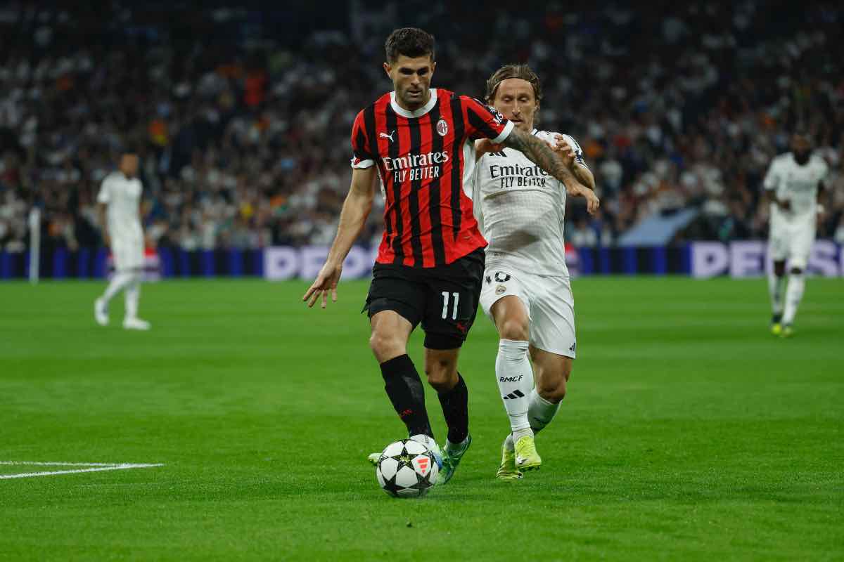 Pulisic contro il Real Madrid 