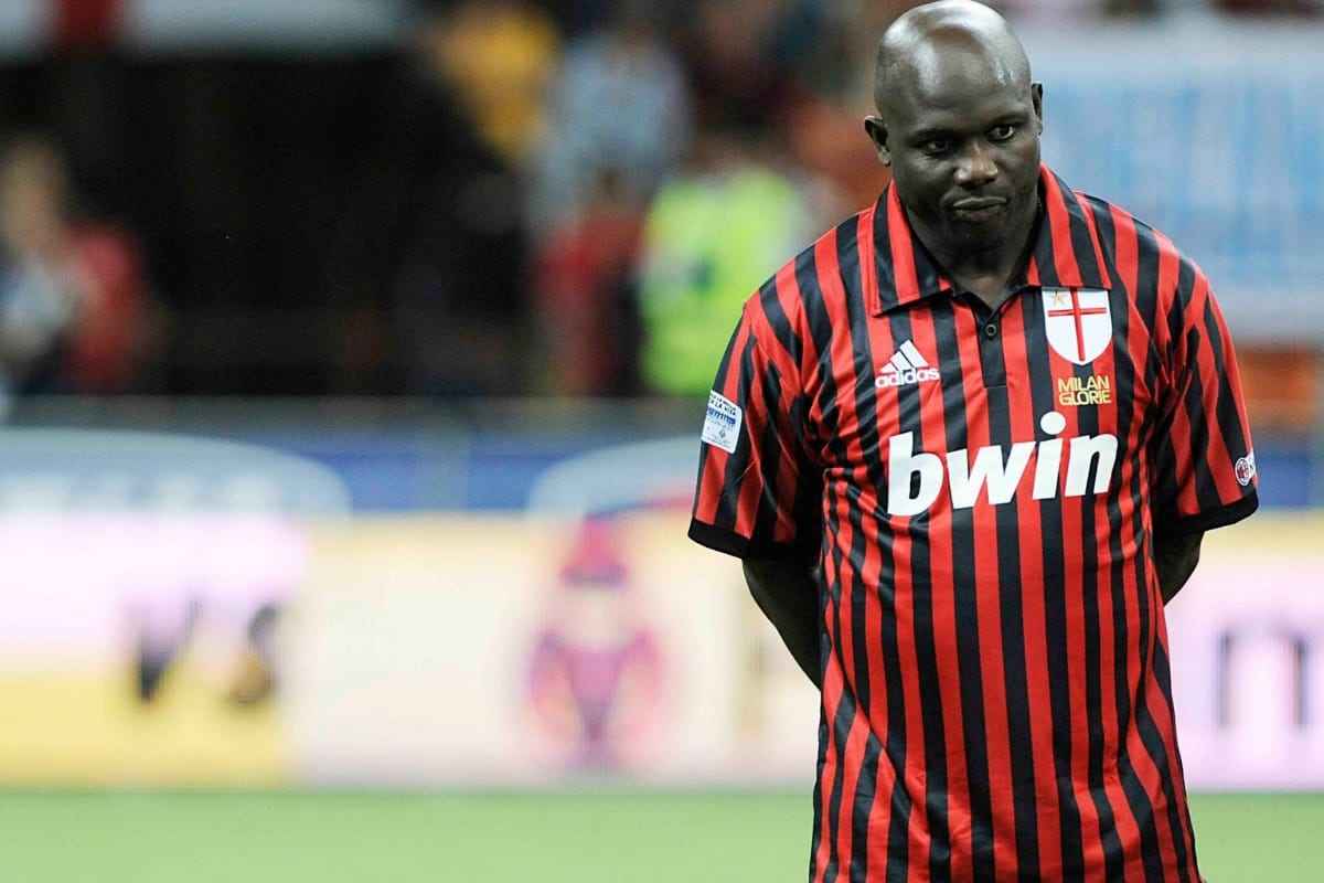 Weah in maglia rossonera