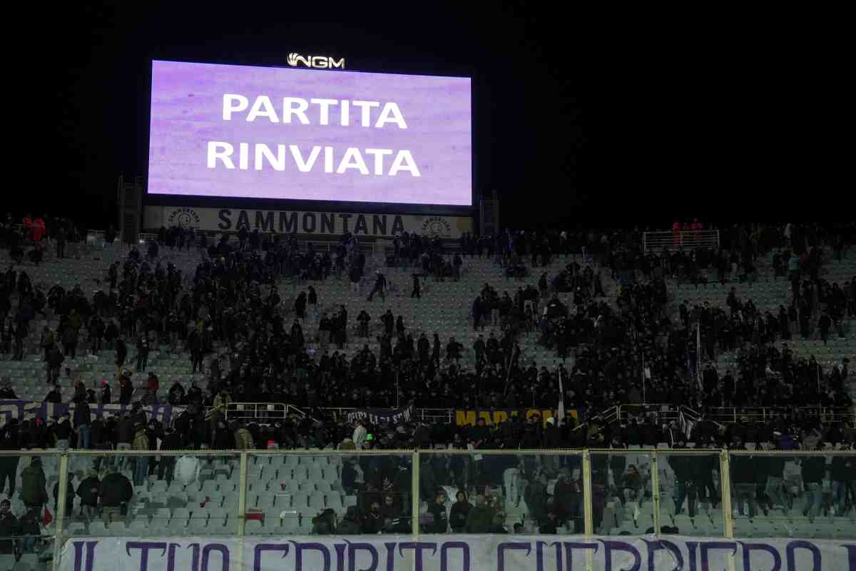 Fiorentina-Inter rinviata