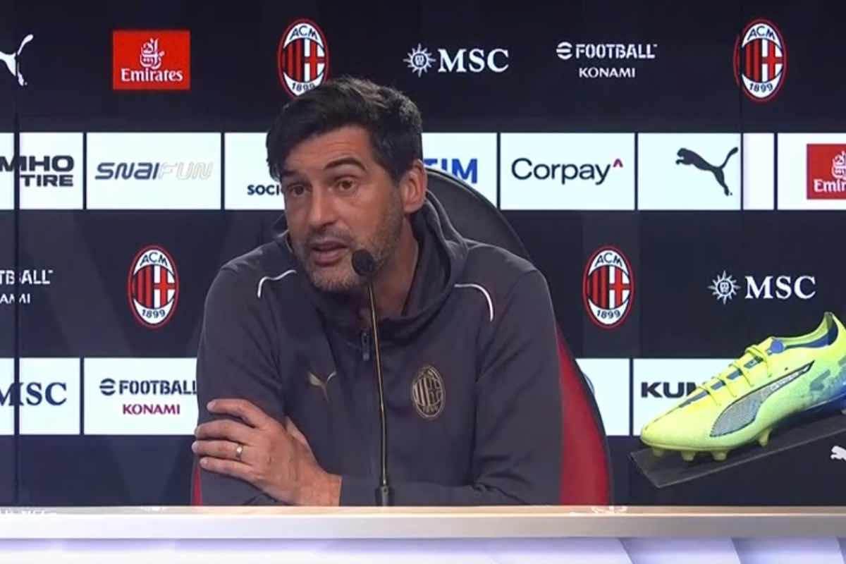 Fonseca in conferenza