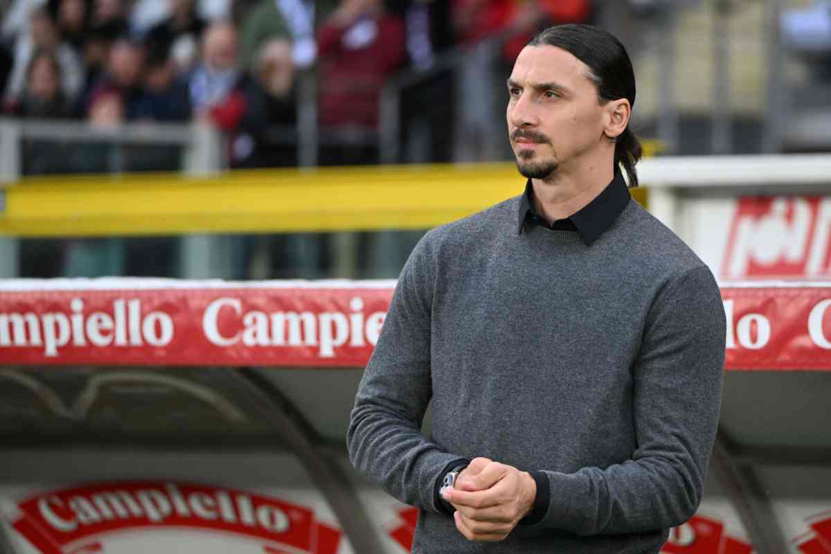 Ibrahimovic in panchina