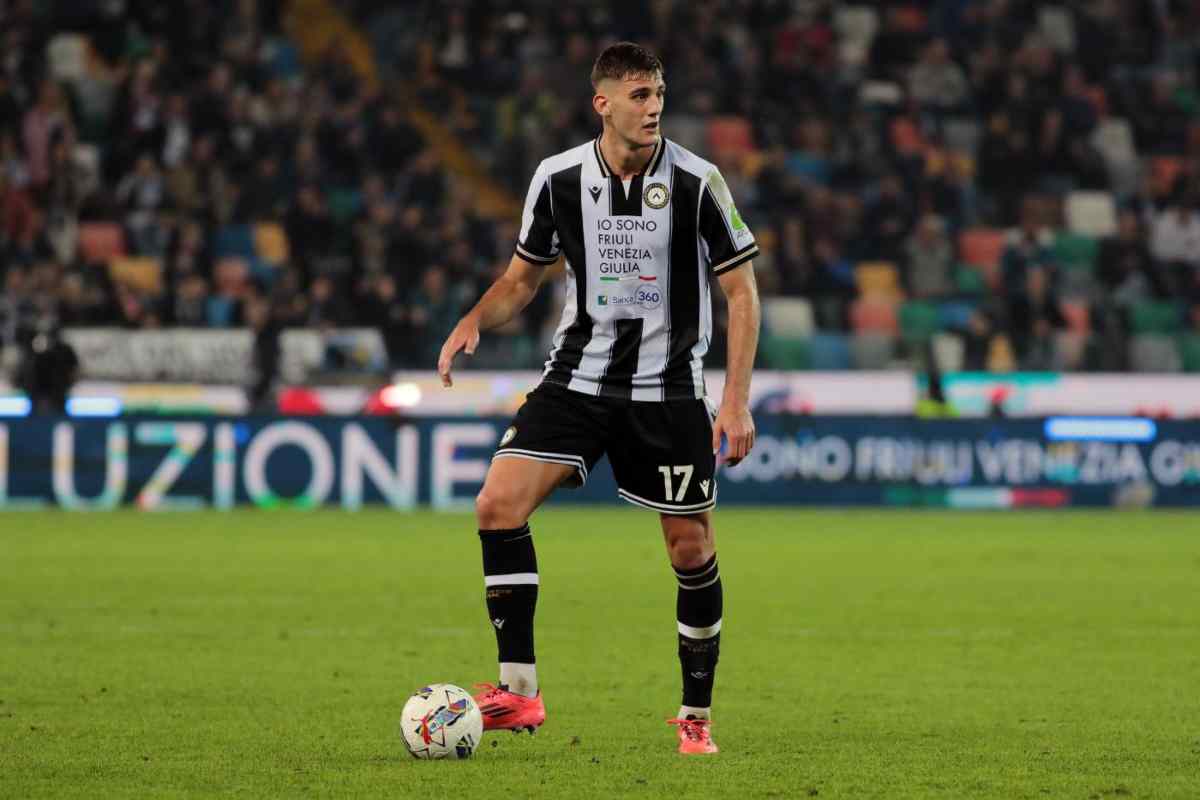 Lucca in campo con l'Udinese