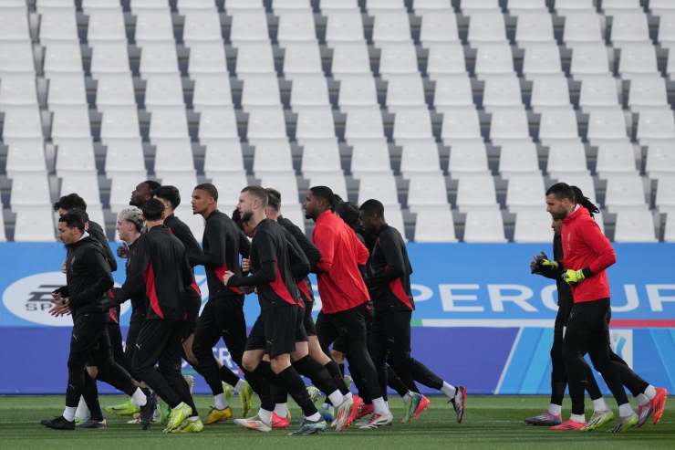 Allenamento Milan