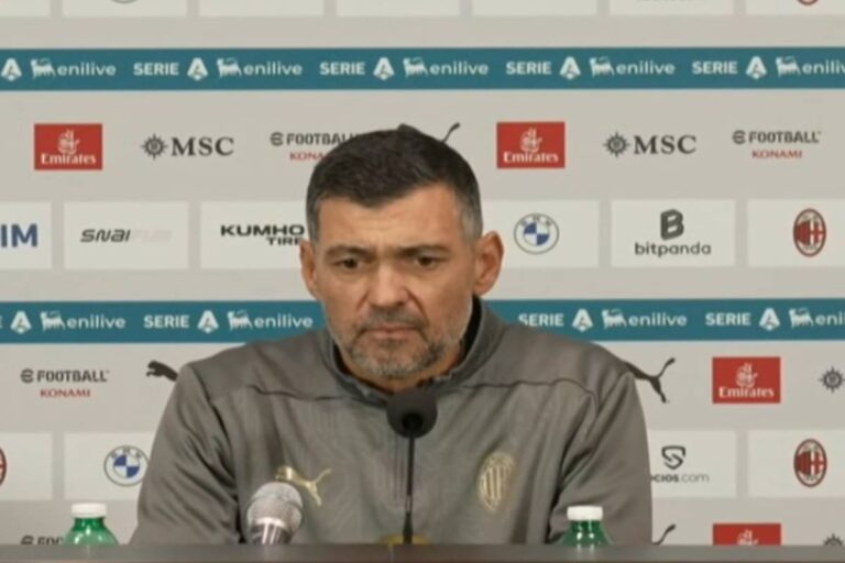 Conceicao in conferenza