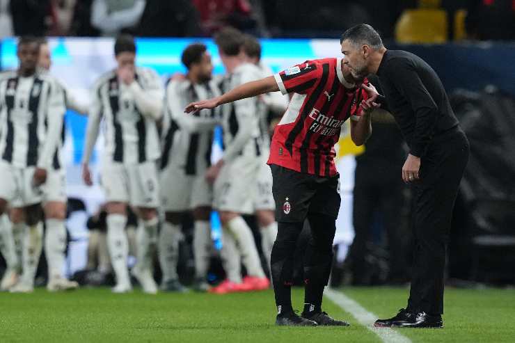 Conceicao in campo con Bennacer